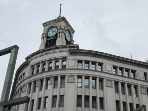 銀座でお仕事